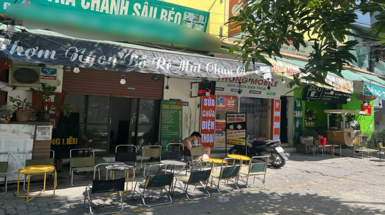 CHO THUÊ NHÀ MẶT ĐƯỜNG  VỪA Ở VỪA KINH DOANH Ô TÔ VĨNH TUY  - 4 T, 35M2, MT 8 M, 15 TRIỆU.